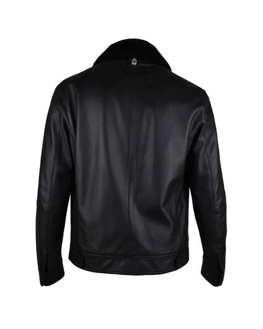 Billionaire Black Leather Jacket