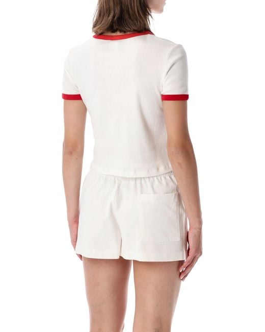 Sporty & Rich White T Shirts And Polos