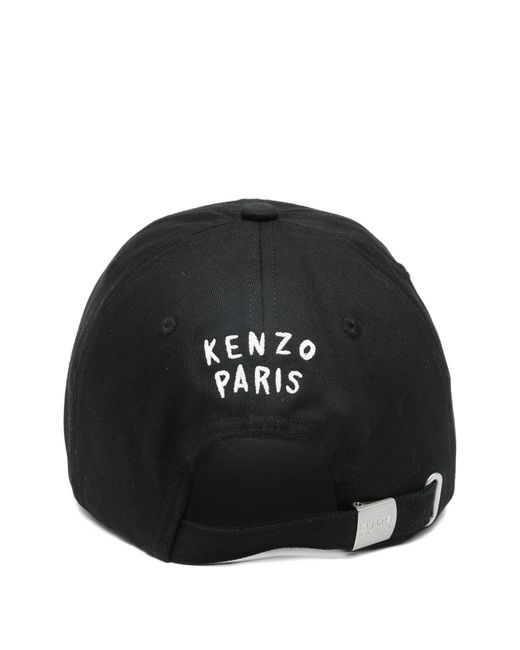 KENZO Black Casquette for men
