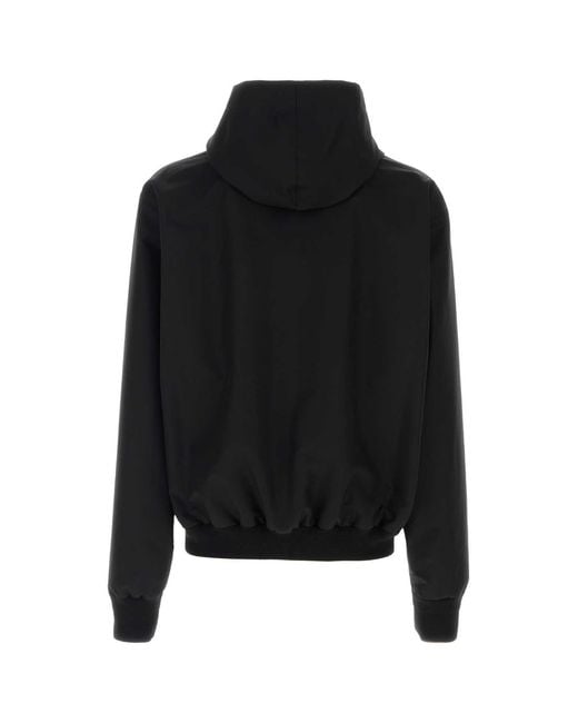 Gucci Black Logo Hood Jackets