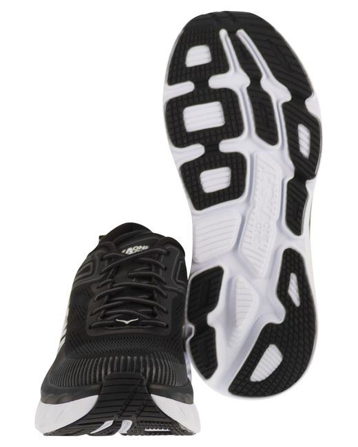 Hoka One One Black Bondi 7 Running Trainers for men