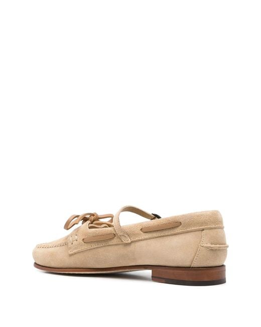 Hereu Natural Lorea Suede Shoes