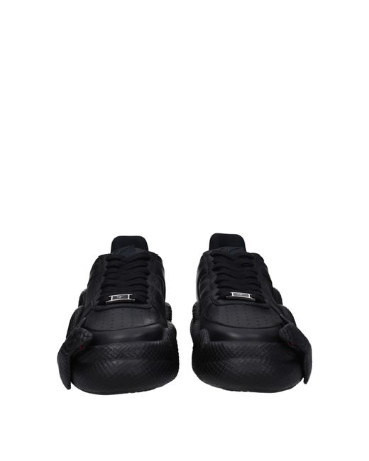Giuseppe Zanotti Sneakers Cobra Mannen Leer Zwart in het Blue voor heren