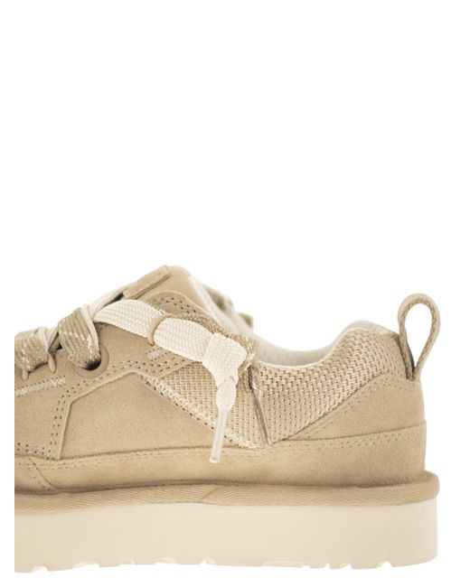 Ugg Natural Lo Lowmel Wildleder-Trainer