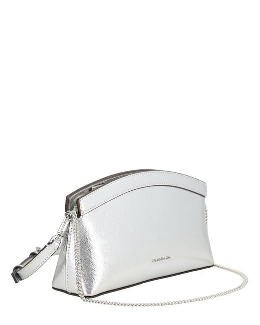 MICHAEL Michael Kors White Clutch "Athena" Small