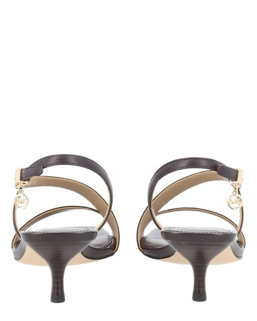 MICHAEL Michael Kors Metallic Cow Leather Sandals