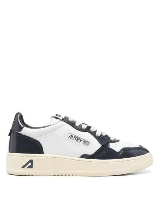 Autry Blue Medalist Sneakers