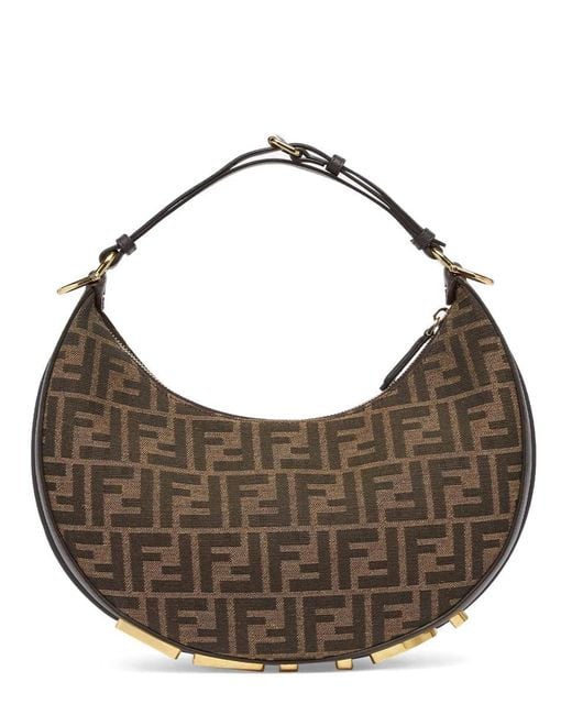 Fendi Gray Borsa "Graphy" Small