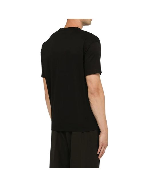 Valentino Cotton Logo T -Shirt in Black für Herren