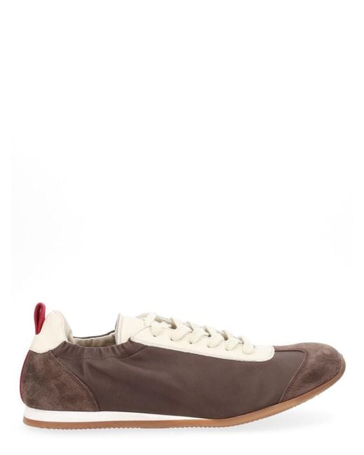 Uma Wang Brown Leather Sneaker for men