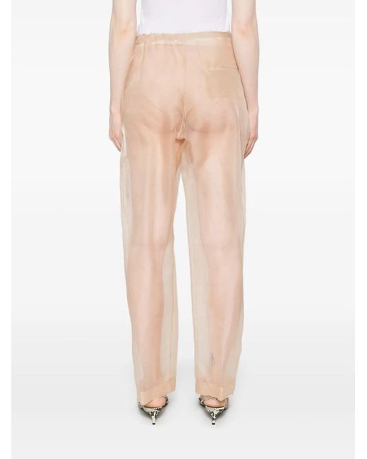 Khaite White Trenton Hosen