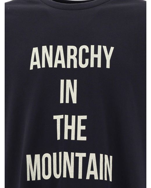 Mountain Research. Black Anarchy In The Mountain T Shirt for men