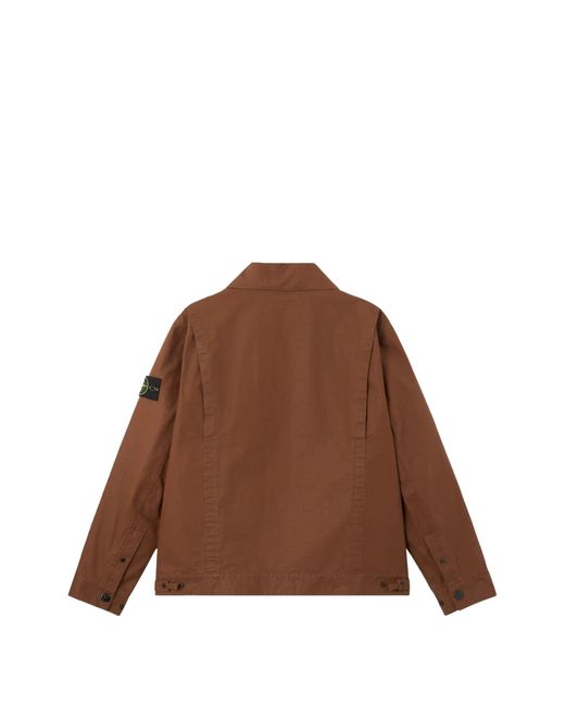 Stone Island Brown Capospalla