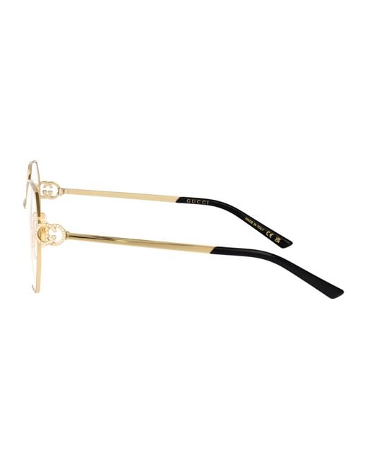 Gucci Multicolor Metal Glasses