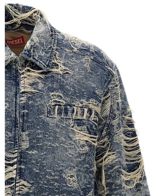 DIESEL Blue 'D-Ivar-Fsg1' Jacket for men