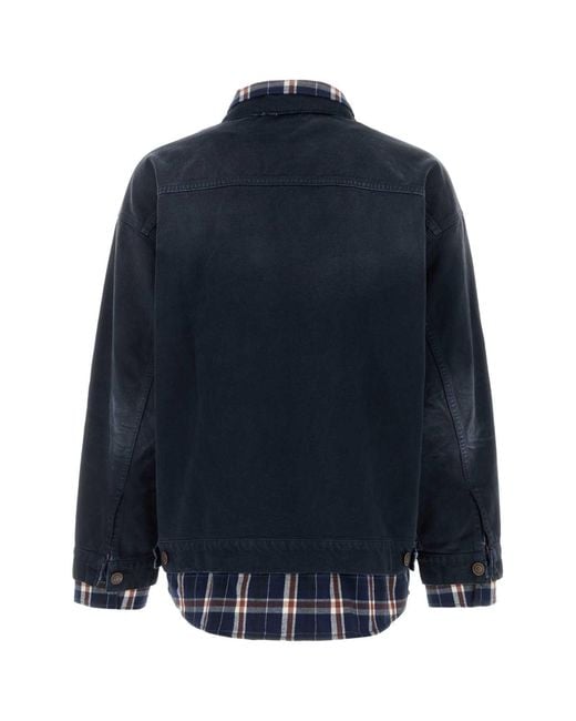 Balenciaga Blue Dark Denim Jacket