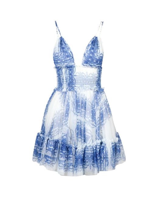 PHILOSOPHY BY LORENZO SERAFINI Blue Dresses