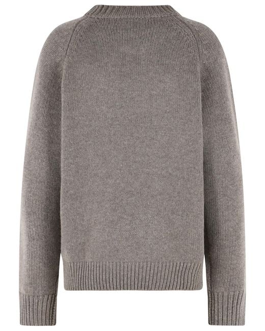 Lisa Yang Gray 'Anine' Sweater