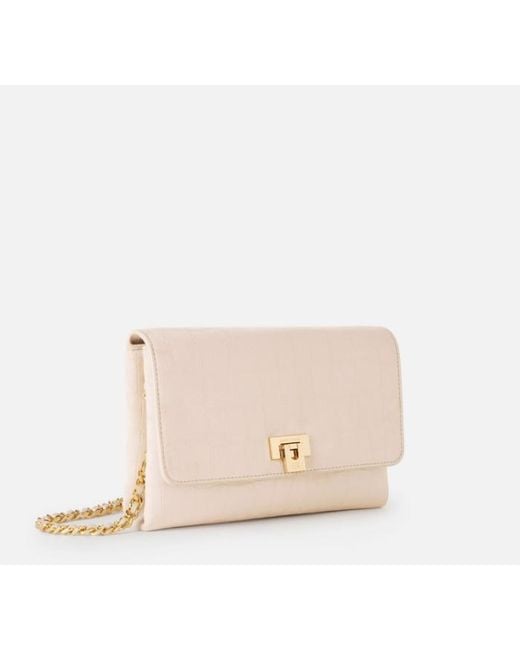Elisabetta Franchi Natural Suede Bag