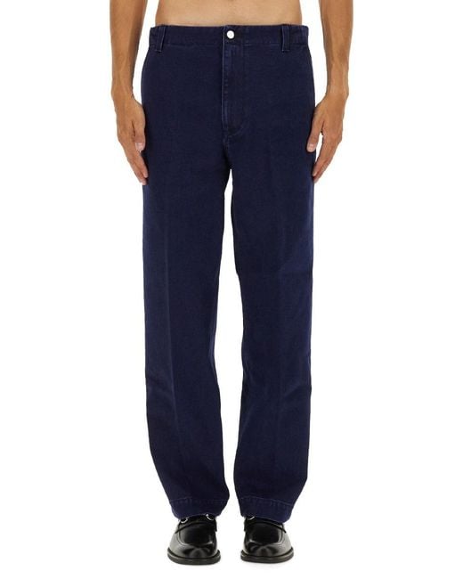 Gucci Blue Délavé Denim Pants for men