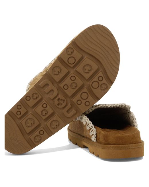 Mou Brown "Low Bio" Slippers