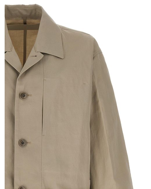 'Boxy SB Workwear' chaqueta Lemaire de hombre de color Natural