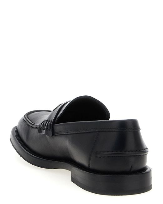 Moschino Black 'Berlin' Loafers