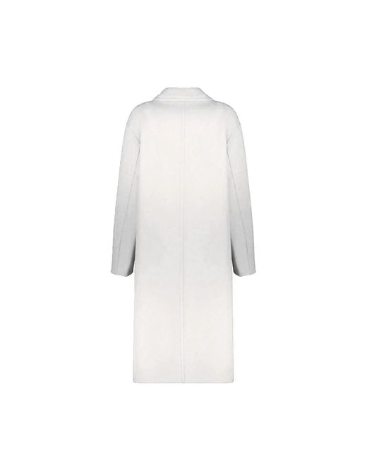 Herno White Single-Breasted Coats