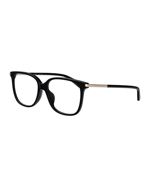 McQueen Black Acetate Glasses
