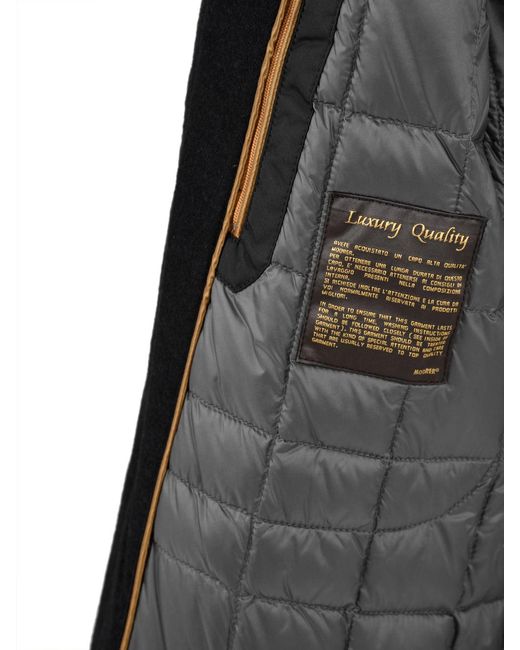 Coats Azul Moorer de hombre de color Black