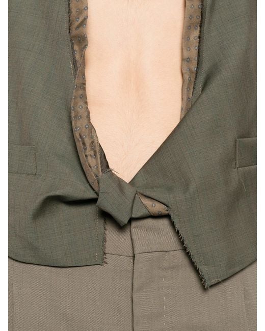 Magliano Gray Dawn Knotted Vest