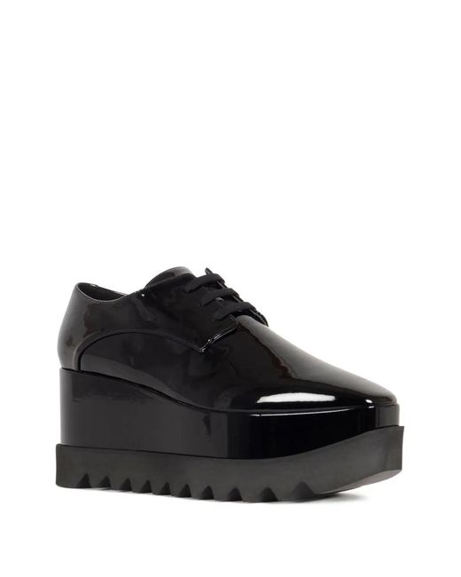Stella McCartney Black Oxford Elyse Shiny 80Mm