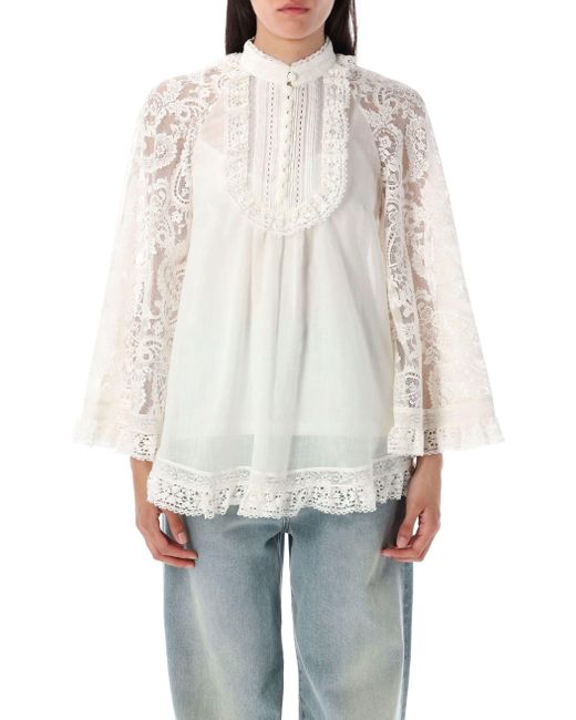Zimmermann T Shirts En Polos Wit in het White