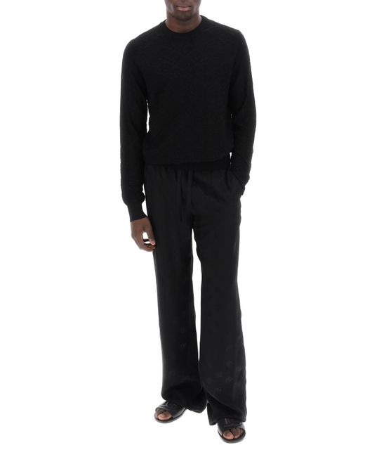 Dolce & Gabbana Dg Jacquard -broek in het Black voor heren