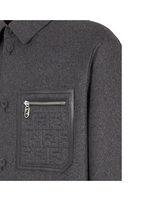 Fendi Gray Go-To C Mere Jacket for men