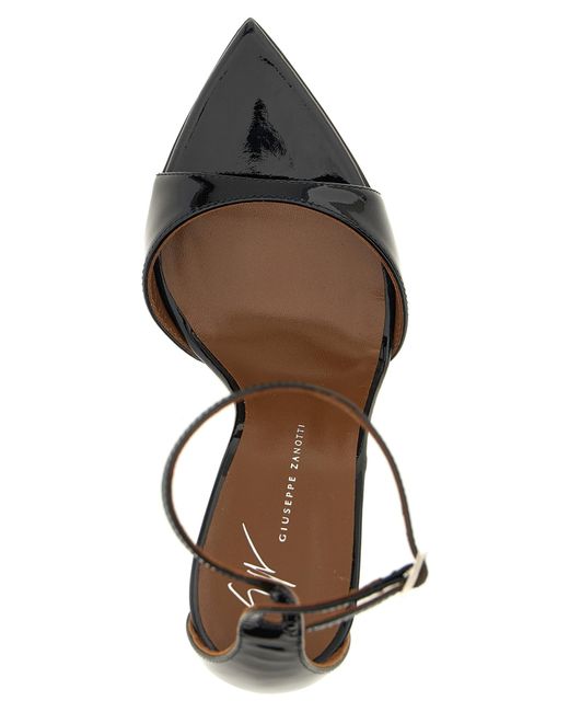 Giuseppe Zanotti Black 'Intrigo' Sandalen