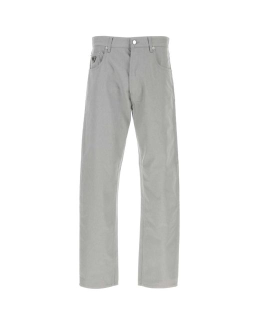 Prada Gray Denim Jeans for men