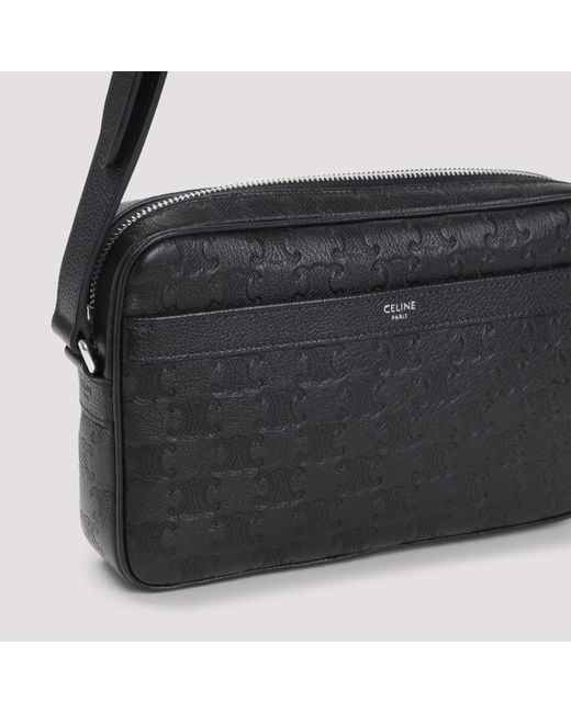 Céline Black Horizontal Messenger Handbag