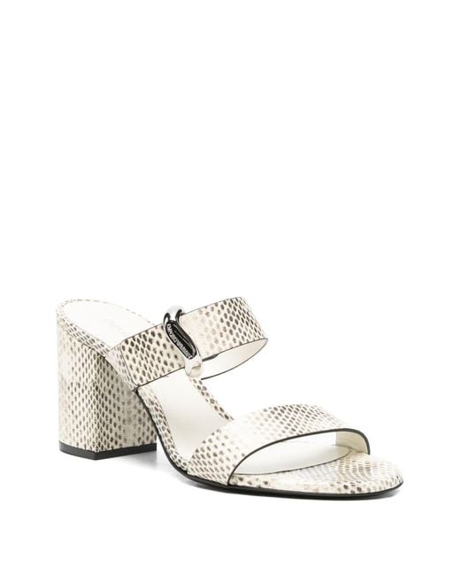 Emporio Armani Exclusive White Sandals