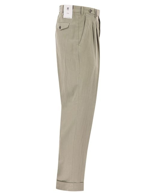 PT Torino Natural Carrot Trousers