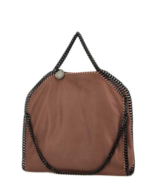 Stella McCartney Brown Antiqued Shaggy Deer Medium Falabella Handbag