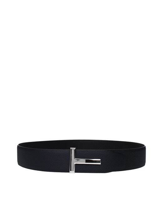Men 's Ceintures en cuir bleu / noir Tom Ford pour homme en coloris Black