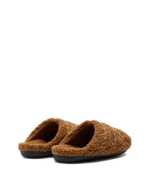 Moon Boot Brown Teddy Slipper