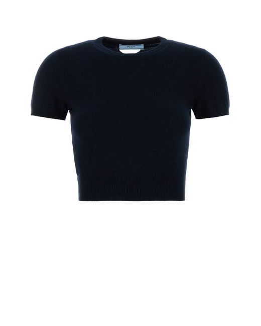 Prada Black Midnight Cashmere Sweater
