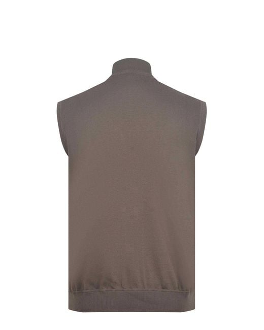 Filippo De Laurentis Cardigan Filippo de Laurentiis aus Baumwolle. in Brown für Herren