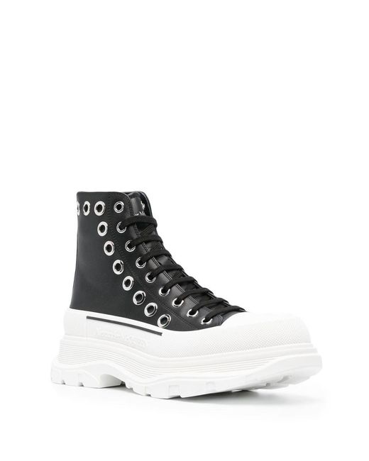 Tread Slick Ankle Boots McQueen pour homme en coloris Black