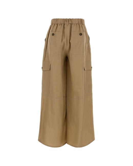 Weekend Natural Linen Finale Cargo Pant
