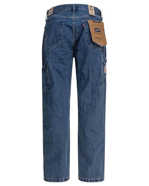 Levi's Blue "Carpenter 568 Loose Straight" Jeans for men