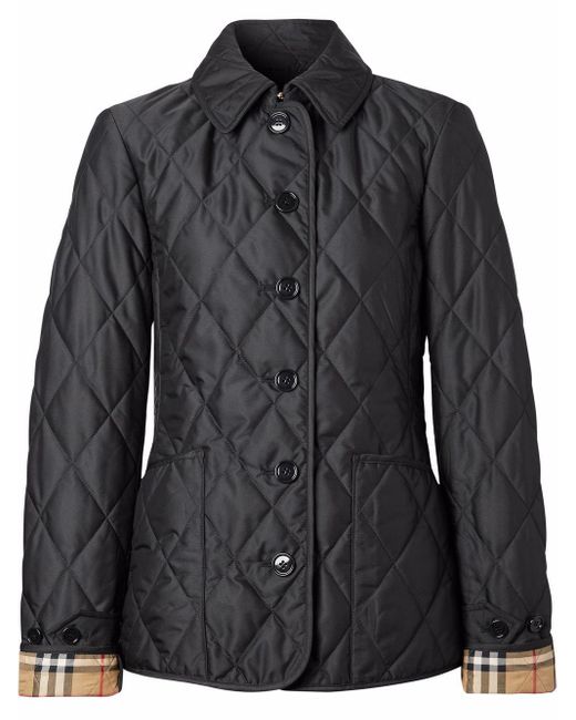 Burberry Gewatteerd Thermojack in het Black