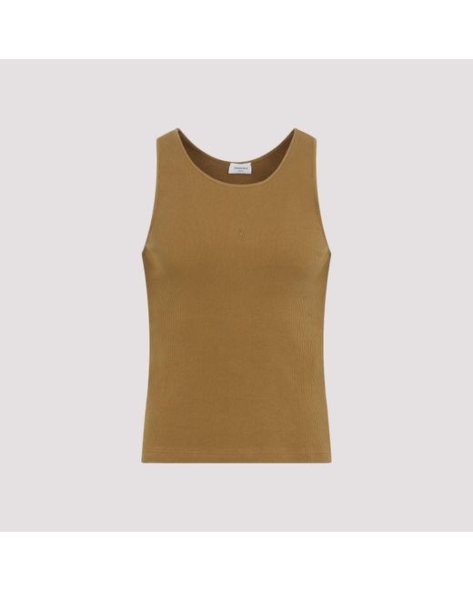 Saint Laurent Brown Tank Top